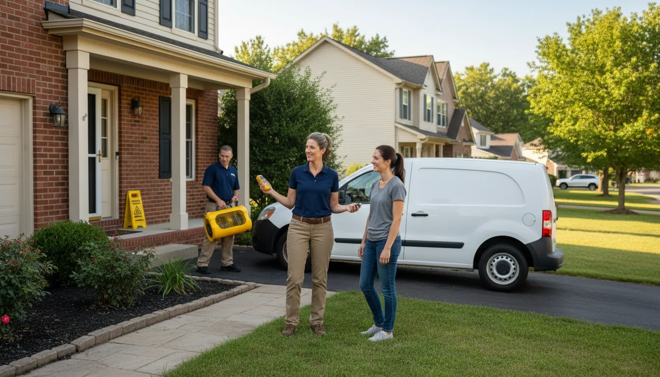 Water restoration image for Home Water Damage Repair in Lowry, VA